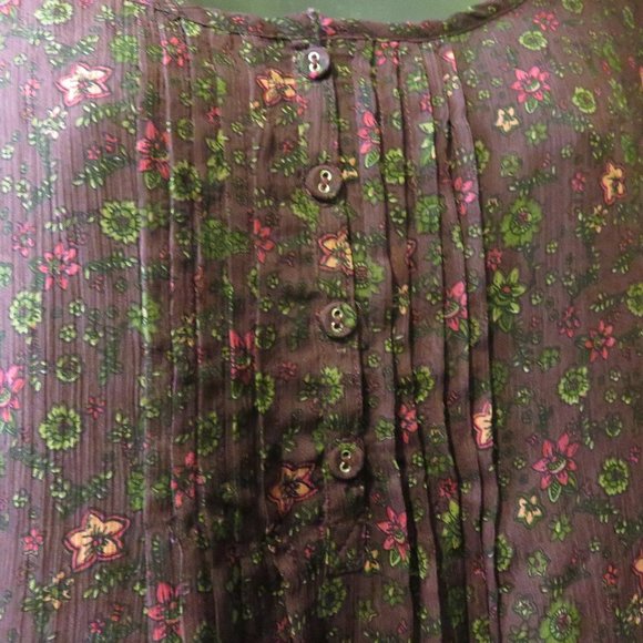 REDOUTE CREATION TUNIC BLOUSE ** SIZE 24 W  **poly - Picture 7 of 11